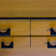 Chest of drawers in beech wood by Roger de Winter, 1960s Belgium