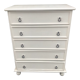Commode vintage blanche