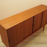 Teak highboard, Danish design, 1970s, manufacturer: Omann Jun