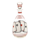 Bridge decanter, mid-century modern, glass, Hortensja, Poland, 1950s