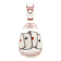 Bridge decanter, mid-century modern, glass, Hortensja, Poland, 1950s