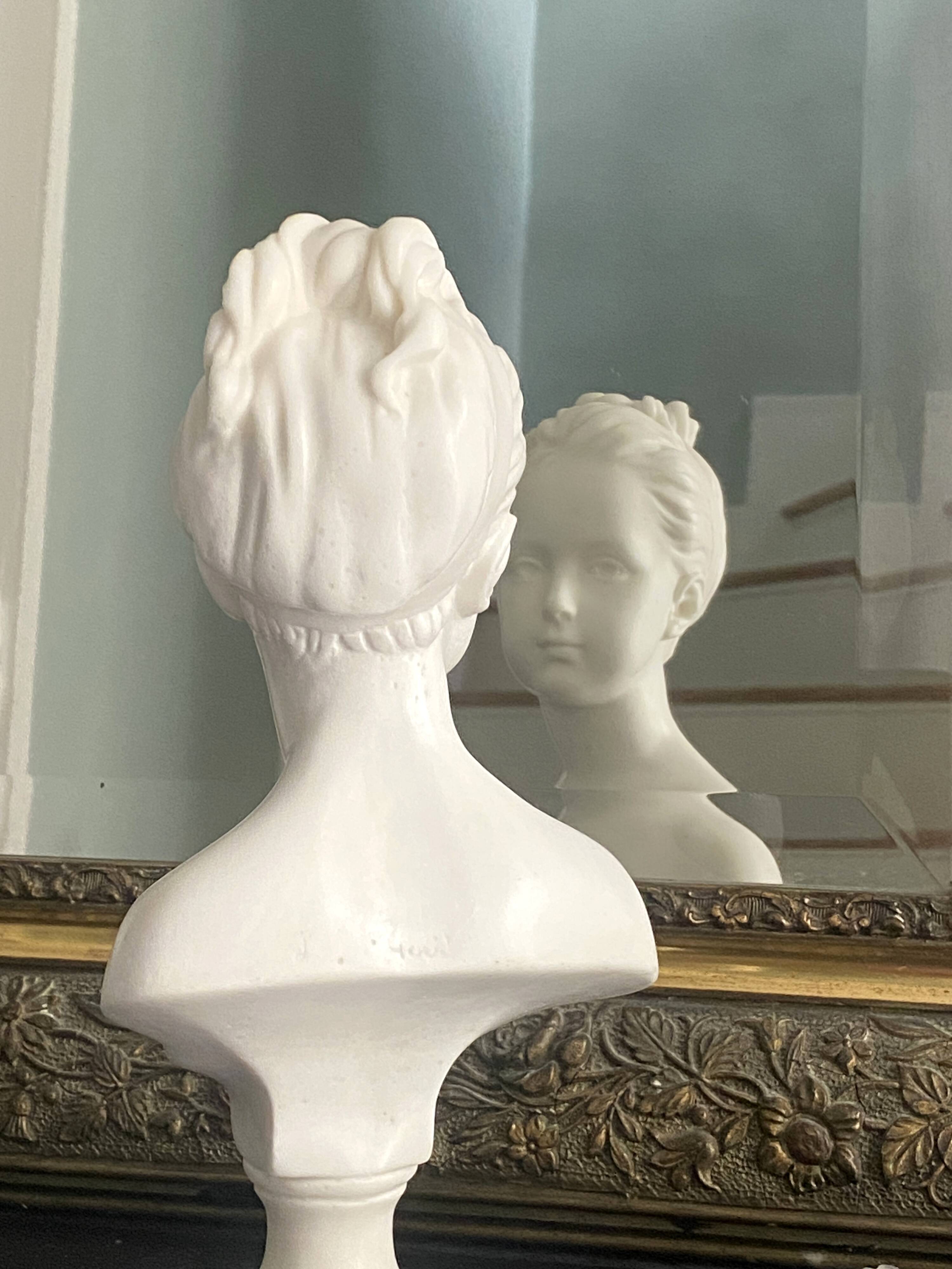 Bust of Louise Brongniart after Houdon