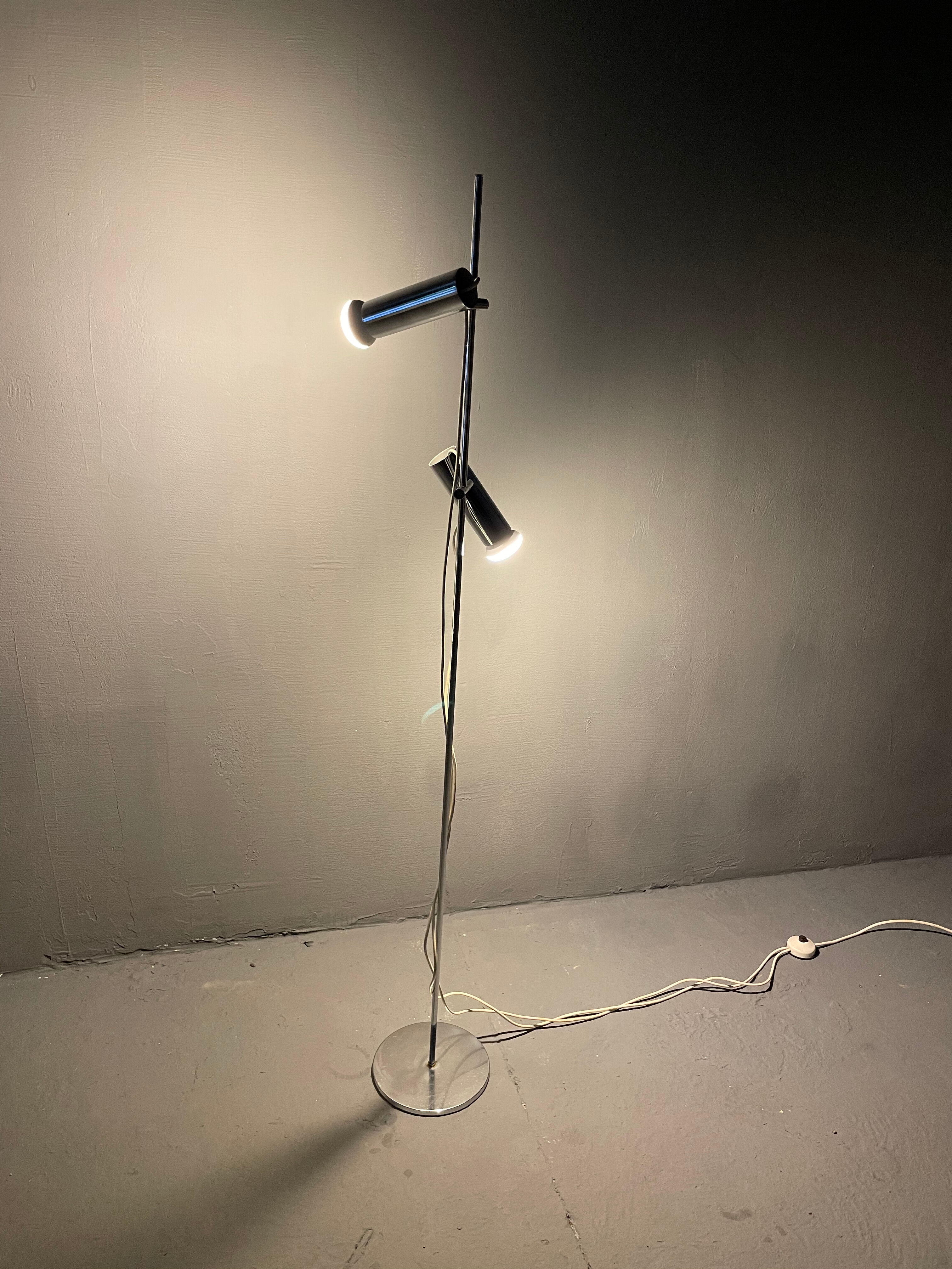 Floor lamp 70s, 2 fires