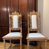 Ensemble de 2 chaises en bois