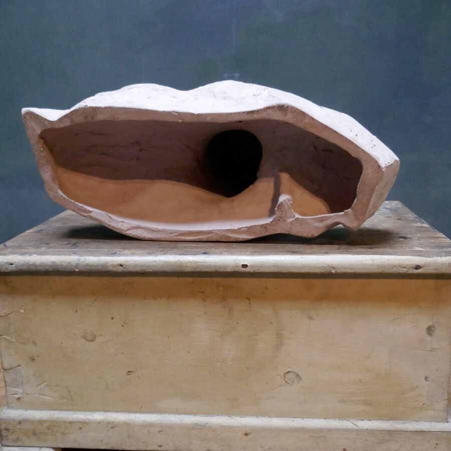 bust of man years 20/30 signed Henri Bargas