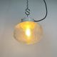 Vintage white porcelain pendant light, 1970s