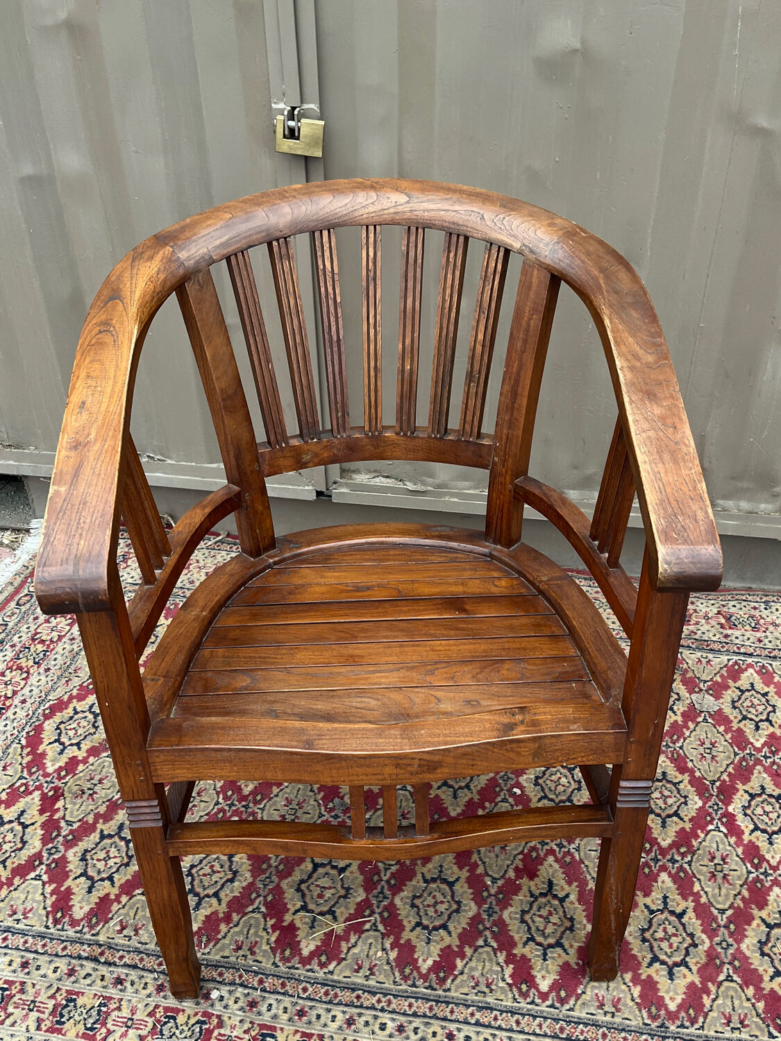 Wooden armchair
