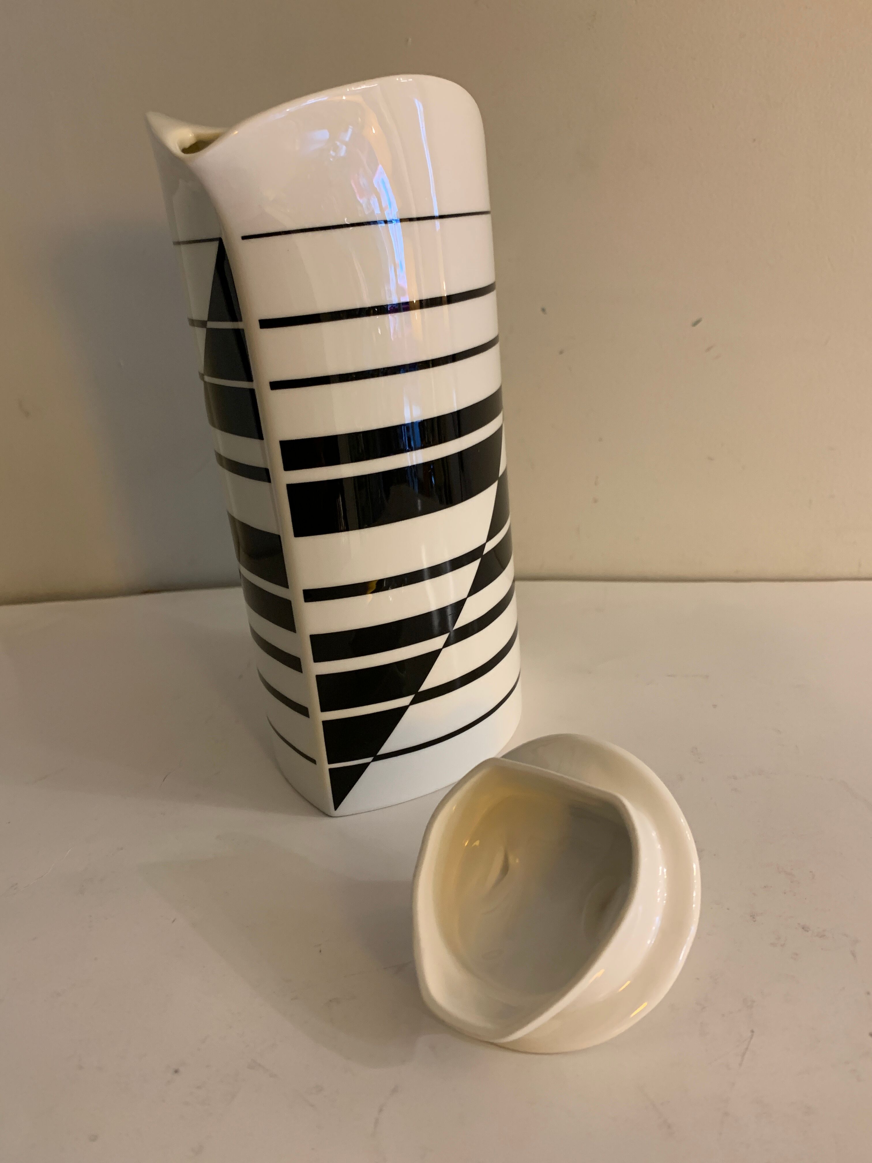 Verse tea coffee and milk pot Villeroy and Boch, Linea collection