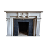 Marble fireplace