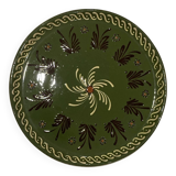 Alsatian ceramic dish