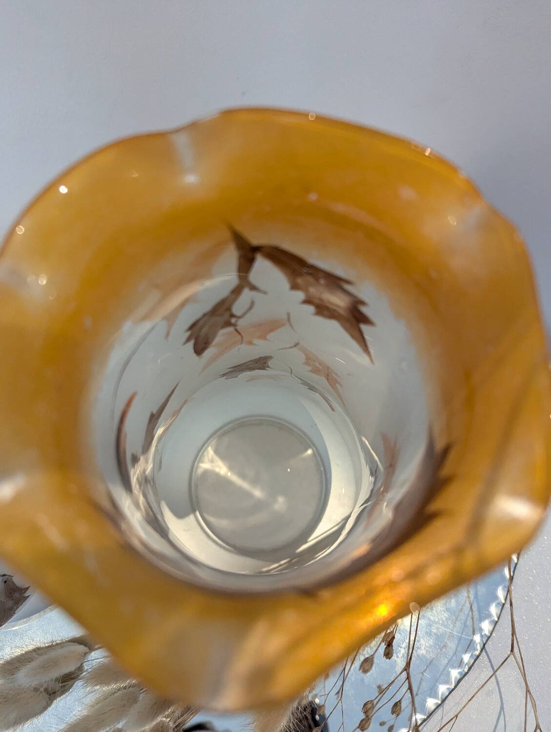 Paire de vases anciens Art nouveau