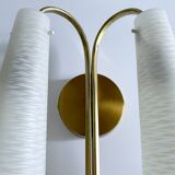 Vintage Italian Double Glass Sconce