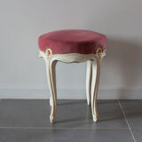 Louis XVI velvet stool