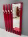 Vintage Wall-Mounted Coat Rack with Mirror and Drawer, 1960s, Czechoslovaki
