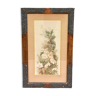 Watercolor on paper M. Baron Baror to identify 1909 bouquet of flowers