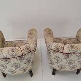 Pair of Mid-century Armchairs,Czechoslovakia,1950's.