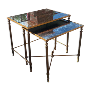 Paire de tables gigognes