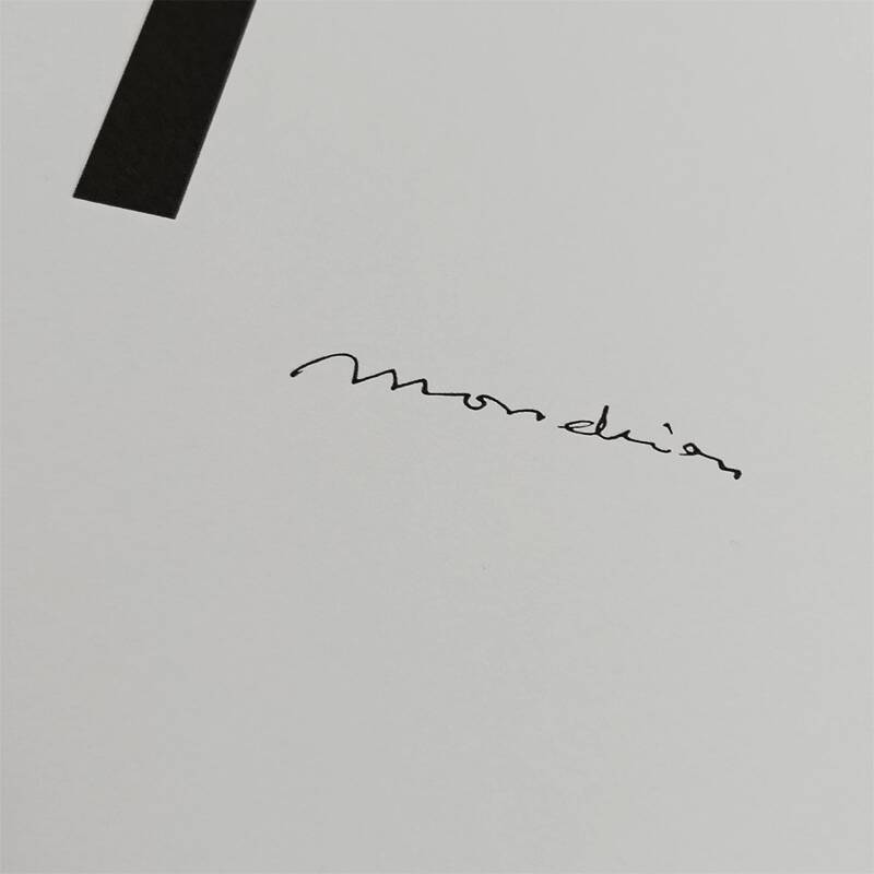1970s Piet Mondrian Limited Edition Lithograph Numbered in Pencil.