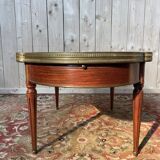 Table basse bouillotte de style Louis XVI à oreilles