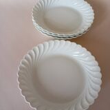 4 Haviland Torse soup plates
