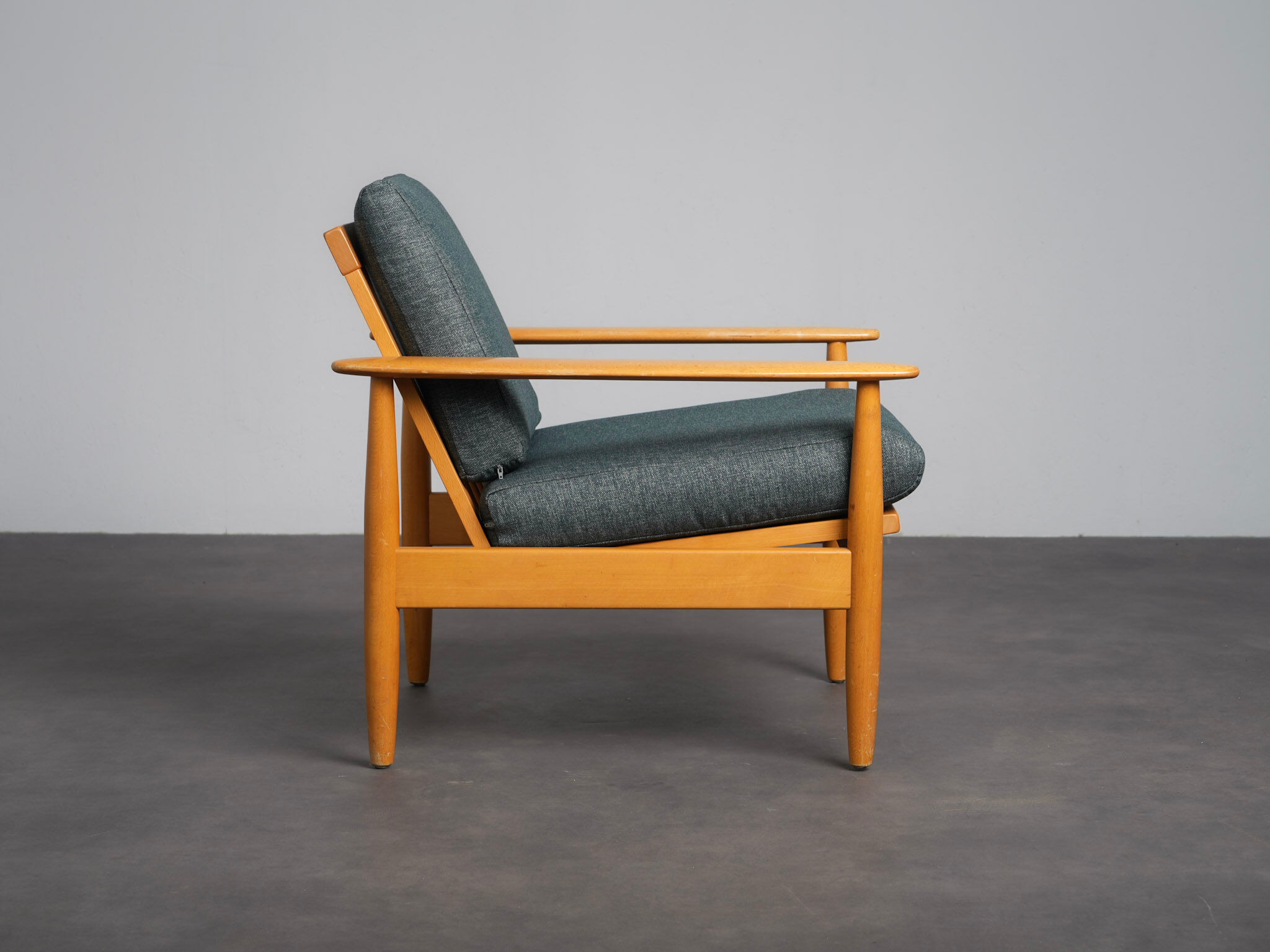 Chaise longue moderne scandinave, Danemark, années 1970
