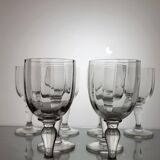 8 wine glasses Early twentieth century