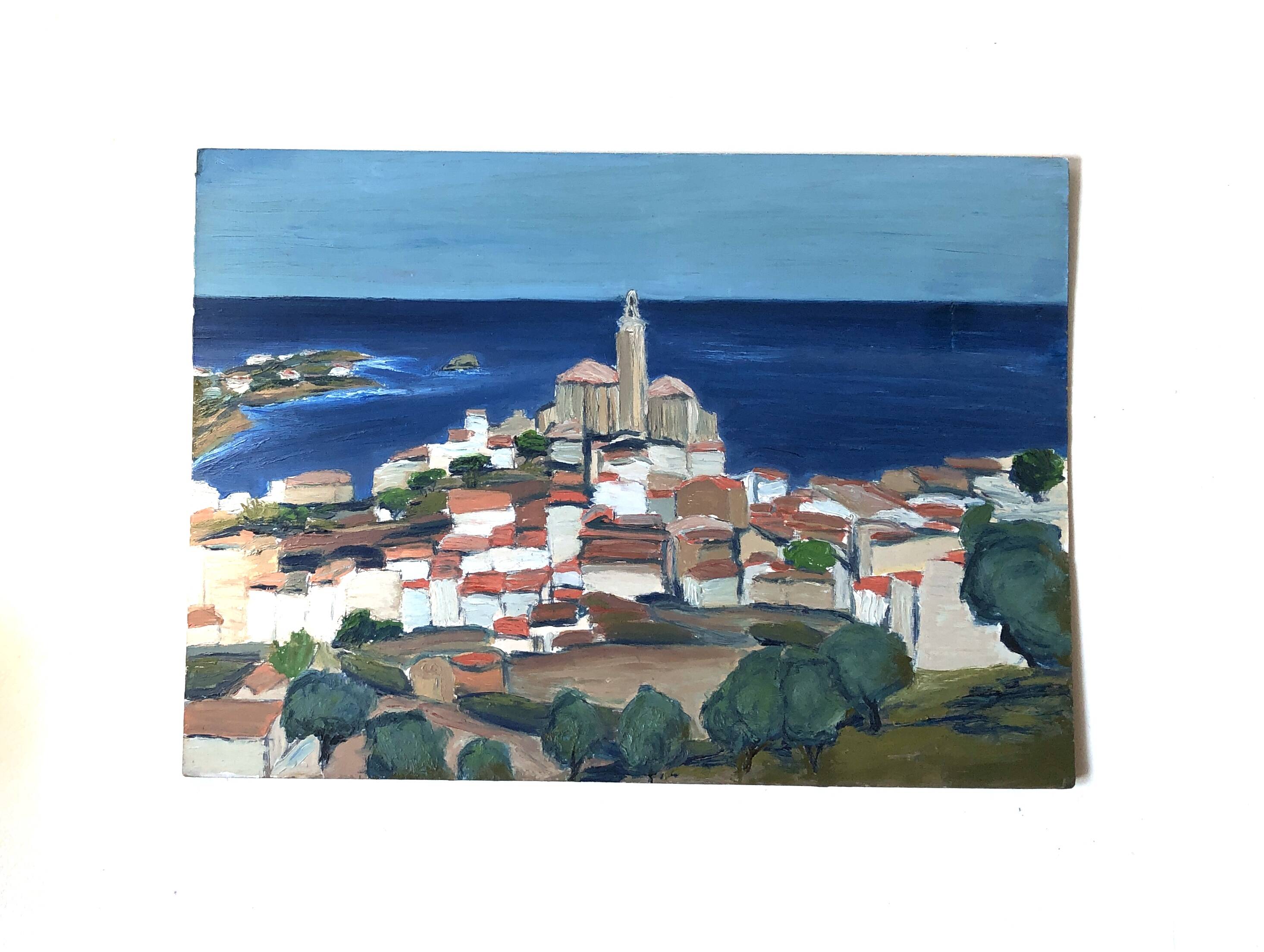 Village painting