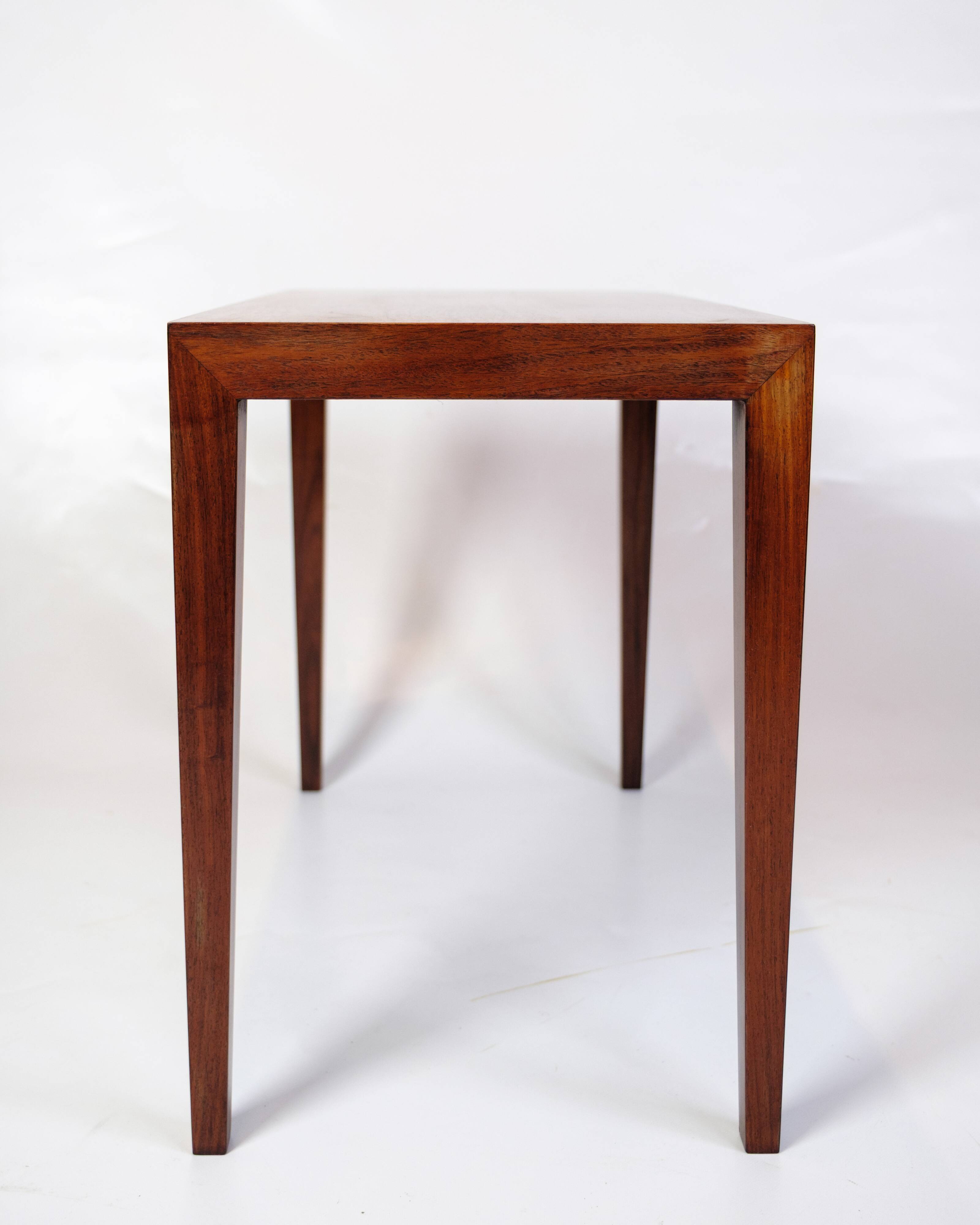 Side Table Model 162 In Rosewood By Severin Hansen For Haslev Furniture