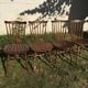 4 vintage wooden western chairs