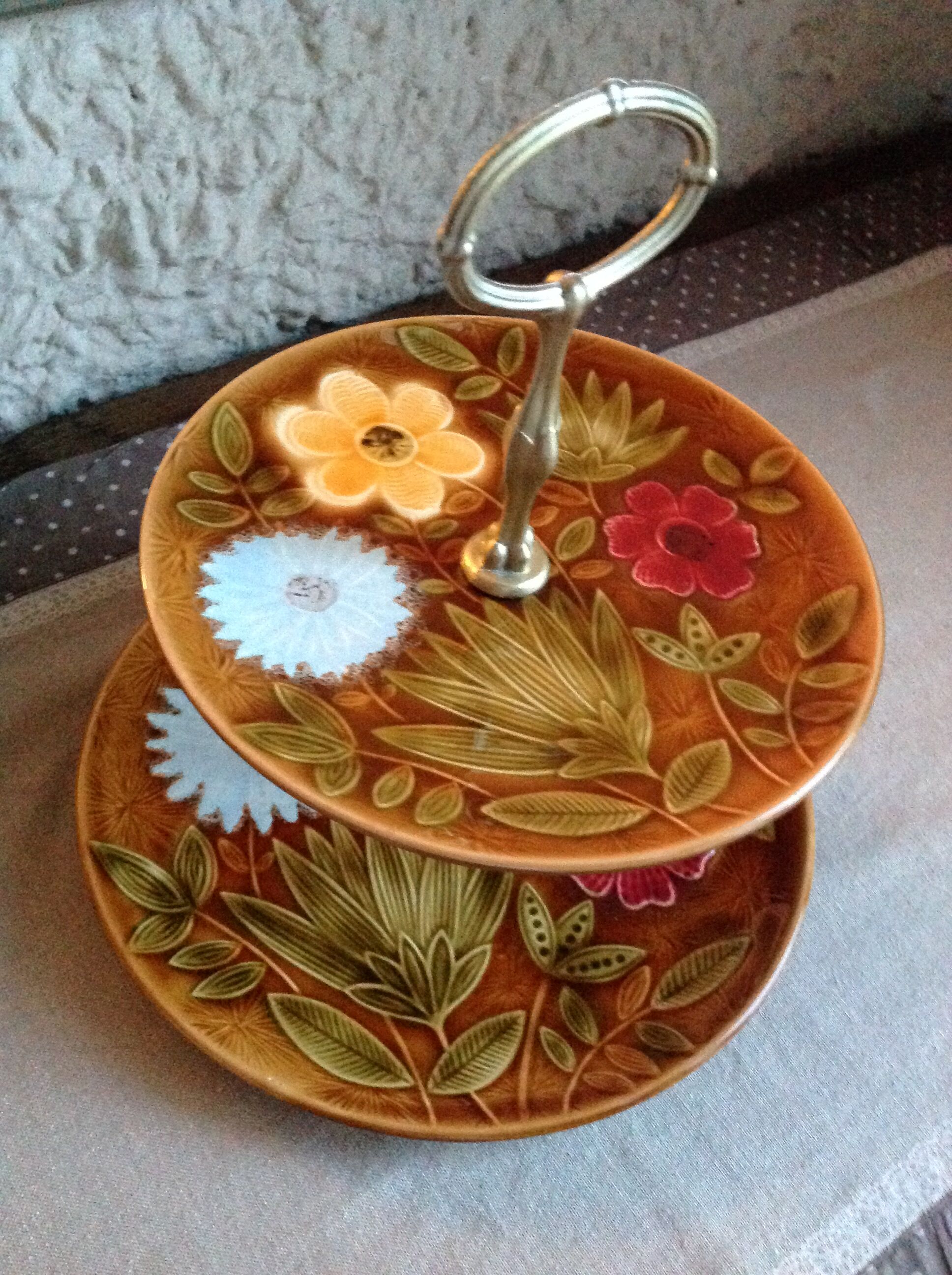 Table servant in sarreguemines vintage 50/60