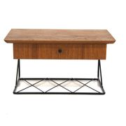 Console murale scandinave en teck, Suède, 1960