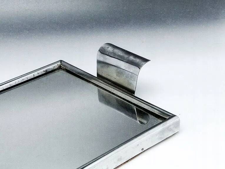 Plateau h1j art deco pour verres avec miroir
