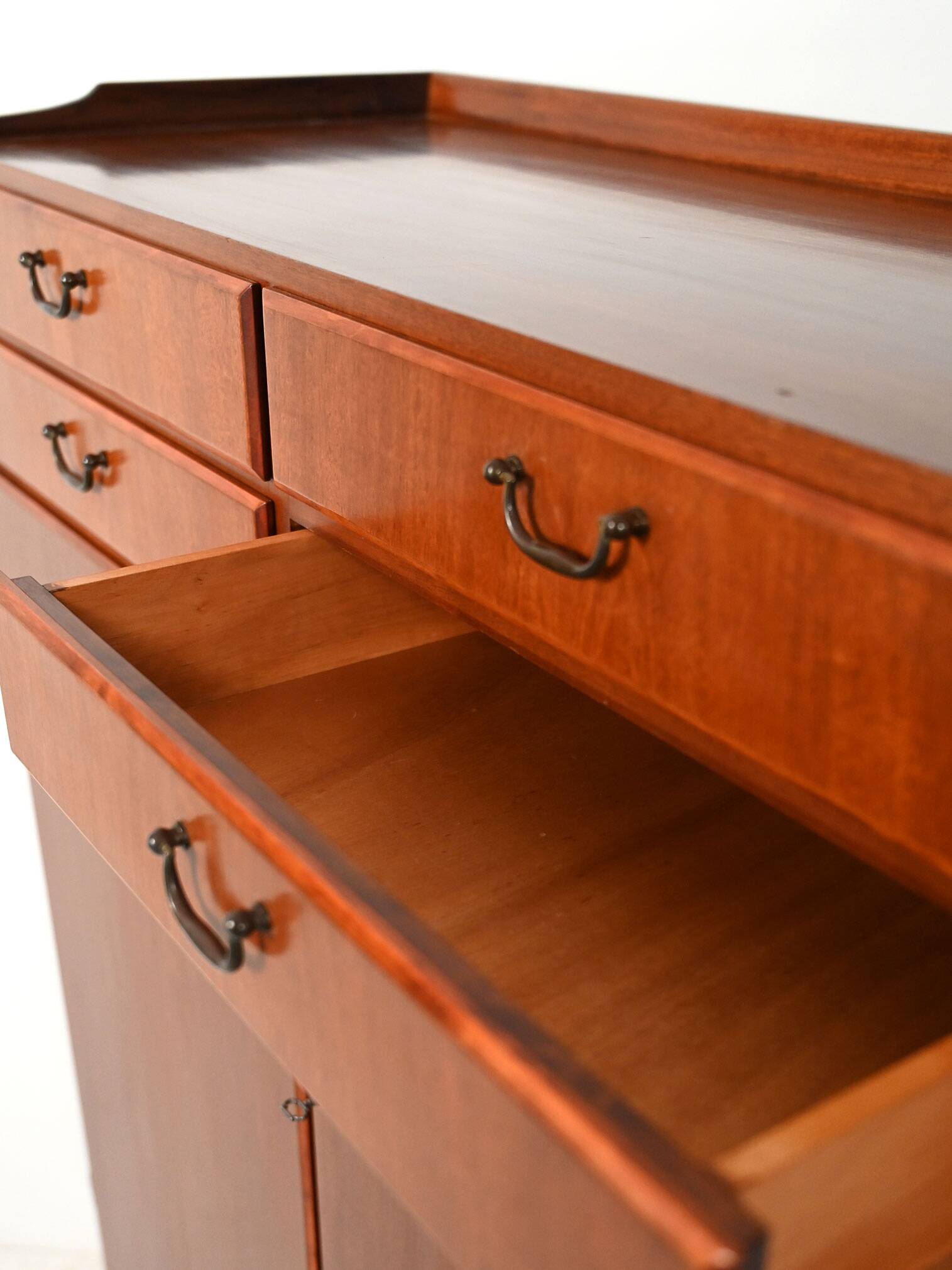 Scandinavian Mahogany Cabinet 1950s