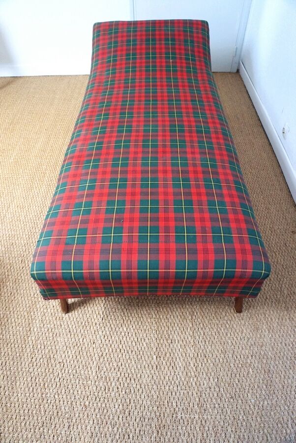 Vintage daybed  50 plaid