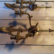 Paire d'appliques en bronze de style Empire