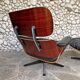 Eames Lounge Chair 670 & Ottoman 671 in rosewood, Herman Miller