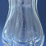 Polylobed vase in colorless crystal from Sèvres