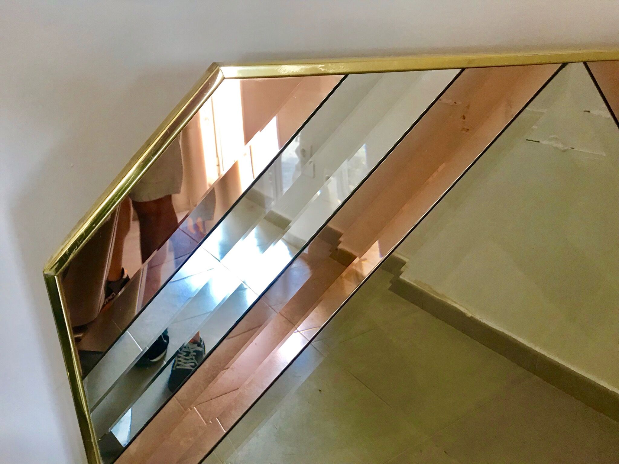 Romeo Rega two-tone mirror 1970