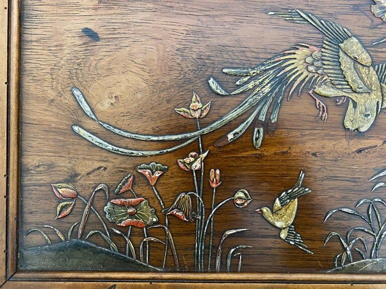 Bailly Théroux Lacquered side table of Japanese inspiration late nineteenth century