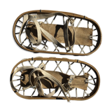 Vintage wooden snowshoes