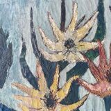 Female portrait – Modernist painting from the 1950s – School of Paris – Jean Be