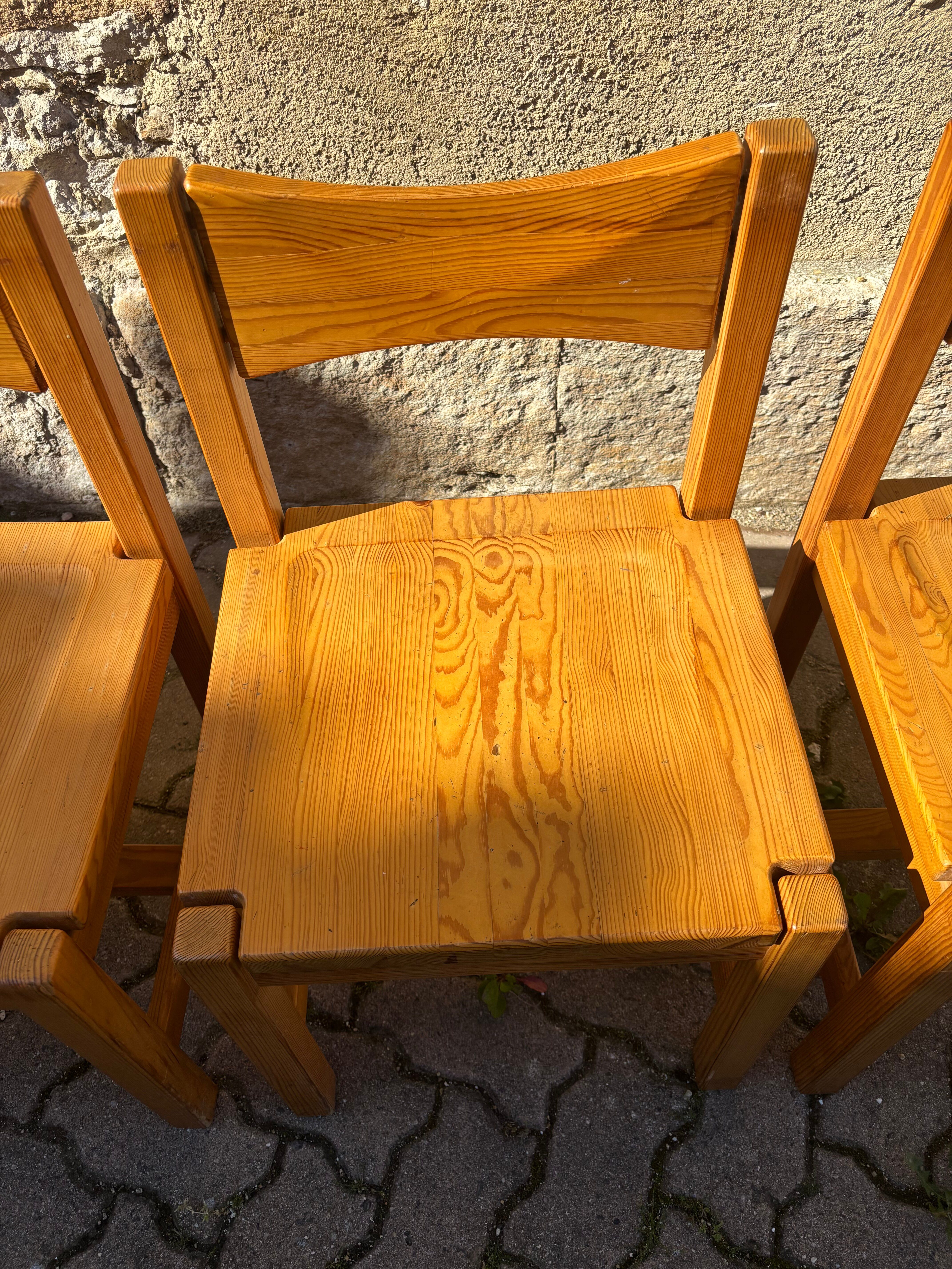 Hongisto table and 5 chairs – Ilmari Tapiovaara, 1970s
