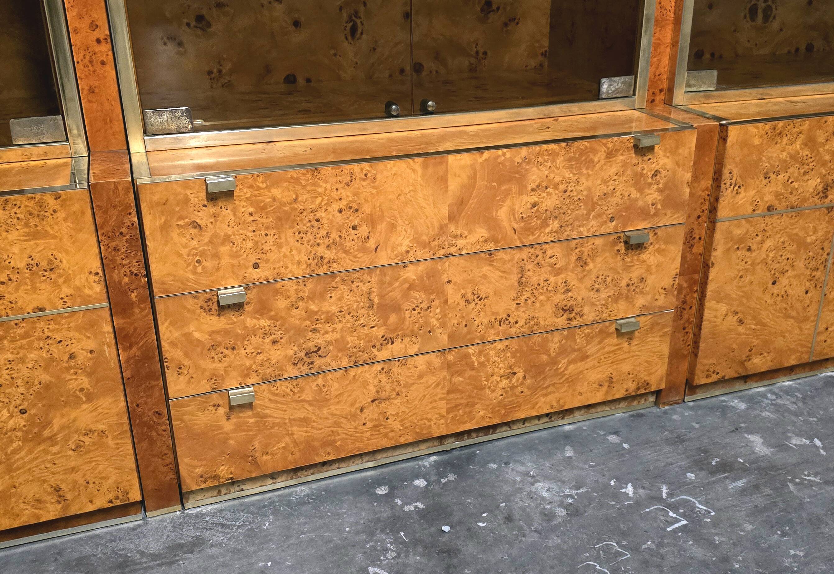 Display cabinet set designed by Jean-Claude Mahey for Roche Bobois 1970