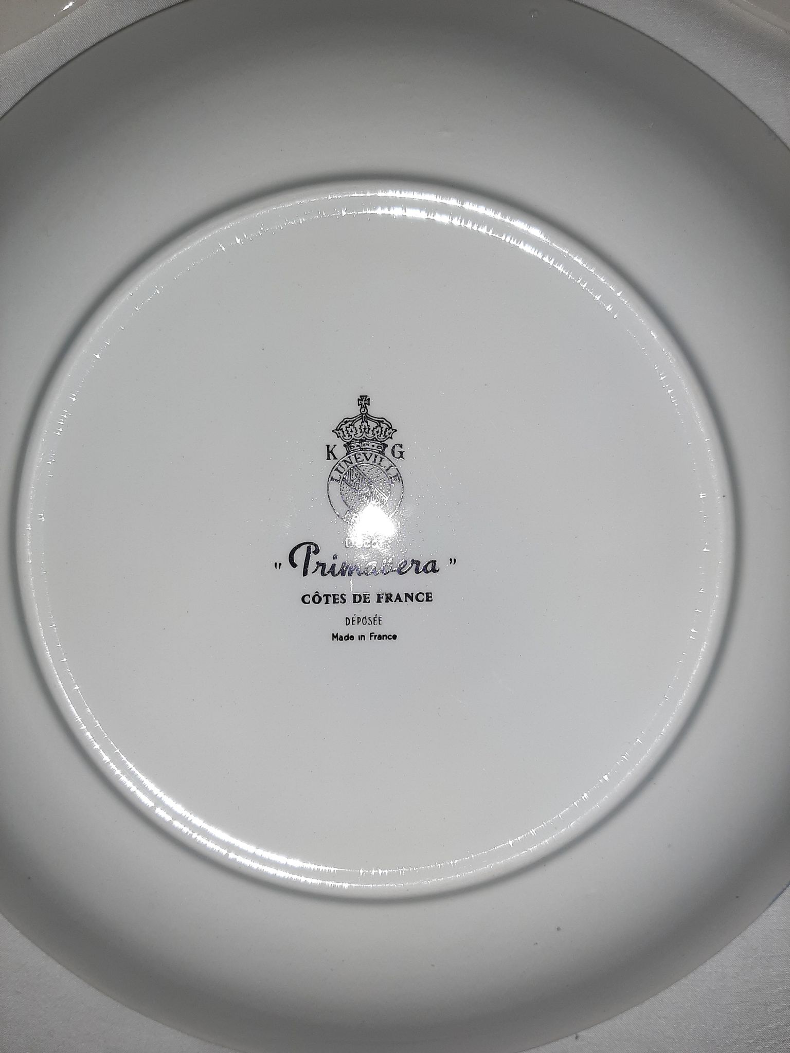 Plates Côtes de France Primavera Colette Gueden KG Lunéville