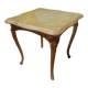 Vintage side table in gilded brass with an onyx top.