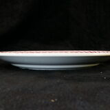 8 flat plates badonviller rose red