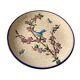 Ceramic plate with Longwy enamels