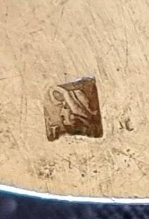 6 silver-plated soup spoons, 84gr, 1940