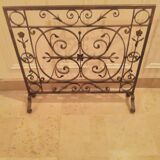 fireproof fireplace wrought iron