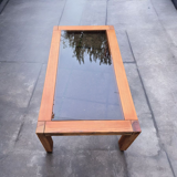 Solid wood coffee table from the 70s